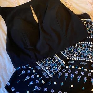 Two piece Rachel Allan Dress